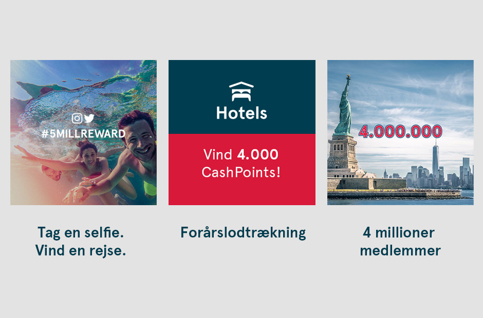 Eksempler på 3 Norwegian Reward konkurrencer